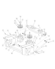 Hydro Pump Assembly Diagram and Parts List for M60-KH 53BB5BDX750-27HP-OHV Cub Cadet Lawn Tractor